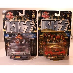 Johnny Lightning Vintage  KISS Die Cast Cars  1:64 Lot of 2  "1999"  (K)